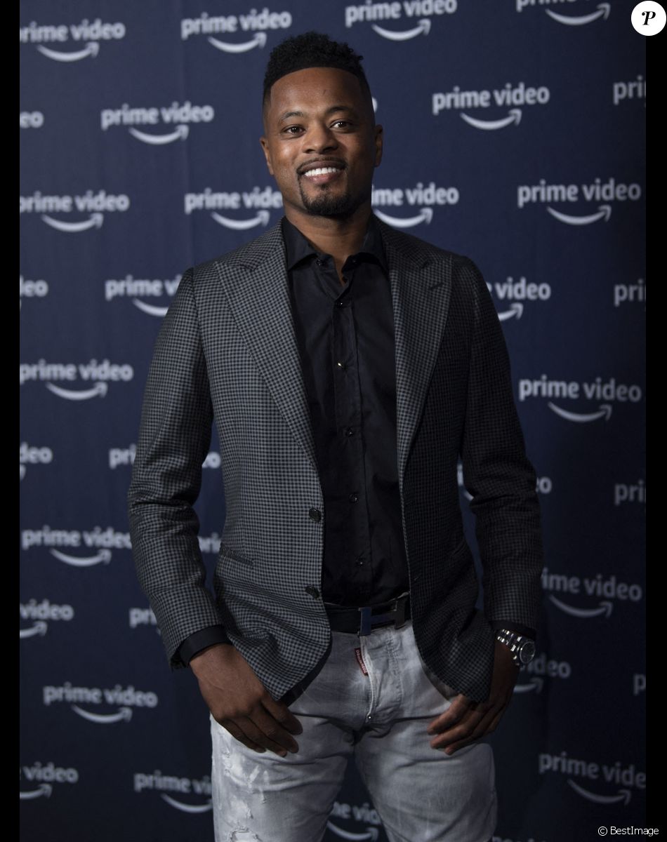 Patrice Evra - Les champions assistent à la présentation de la grille des programmes de Prime Vidéo à Londres, le 12 octobre 2021.