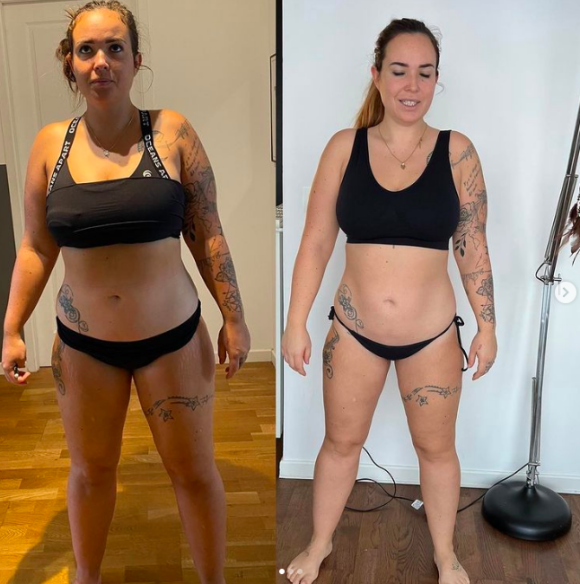 Kelly Helard dévoile des avant/après de sa perte de poids. Trois fois, elle a réussi à perdre 10 kilos.