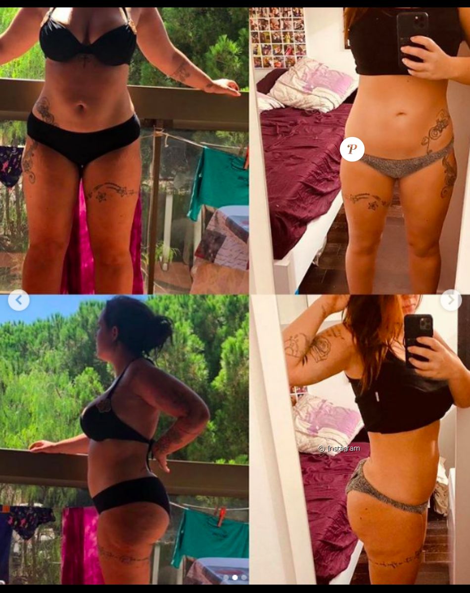 Kelly Helard dévoile des avant/après de sa perte de poids. Trois fois, elle a réussi à perdre 10 kilos.