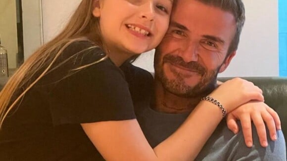 David Beckham très tendre avec sa fille Harper, les internautes sont choqués