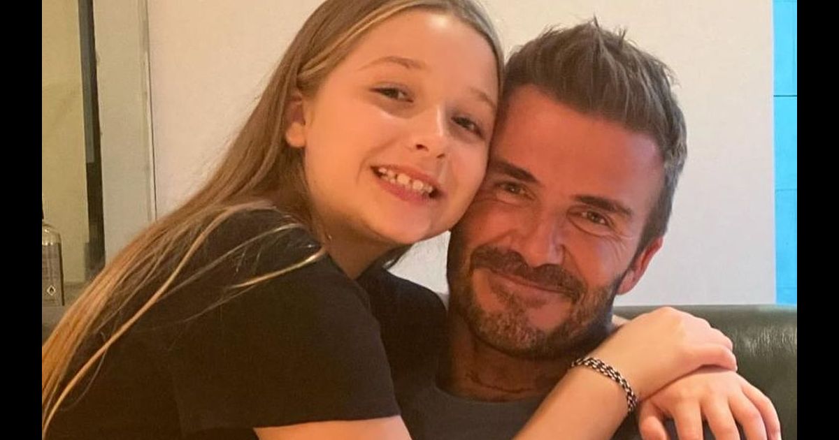 David Beckham très tendre avec sa fille Harper, les internautes sont choqués - Pure People