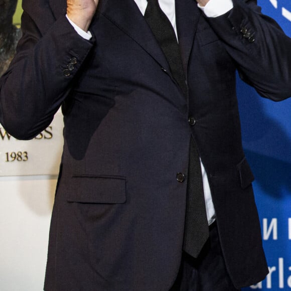 François Bayrou, président du Mouvement démocrate (MoDem), la Première Dame, Brigitte Macron et le président de la République française, Emmanuel Macron lors de la cérémonie en hommage à l'ancien président .G.d'Estaing, à l'occasion du premier anniversaire de son décés, au Parlement Européen à Strasbourg, France, le 2 décembre 2021. © Sipa/Pool/Bestimage 