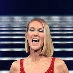Céline Dion en concert à l'American Airlines Arena dans le cadre de sa tournée "Courage World Tour" à Miami, le 17 janvier 2020.