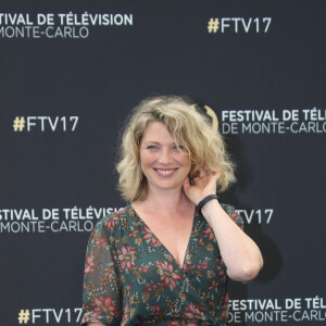 Cécile Bois lors du photocall de "Candice Renoir" lors du 57ème Festival de la télévision de Monté-Carlo le 17 juin 2017. © Denis Guignebourg / Bestimage