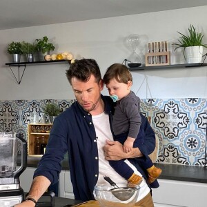 Norbert Tarayre avec son "p'tit chef" Elidjah