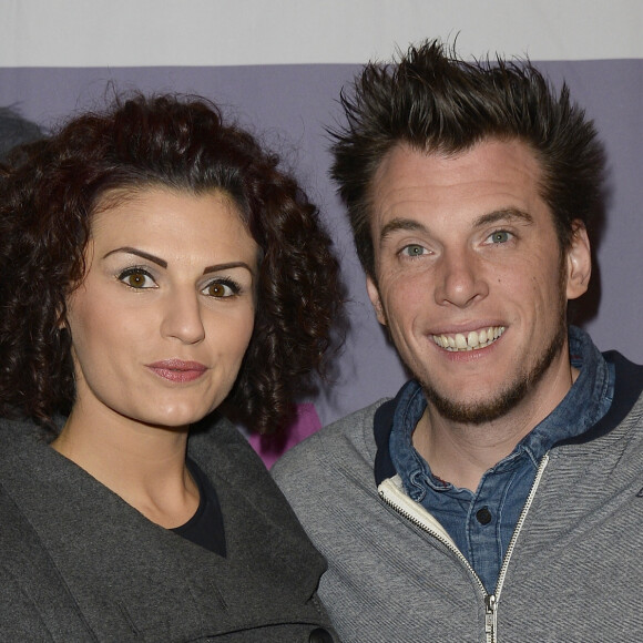 Norbert Tarayre (Top Chef 3) et son ex-femme Amandine - Générale du One Man Show d'Arnaud Ducret "Arnaud vous fait plaisir" à l'Alhambra à Paris, le 13 novembre 2014.