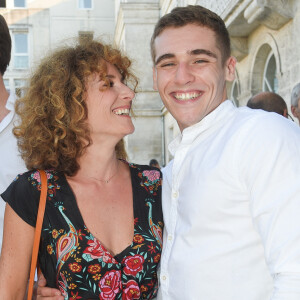 Elsa Lunghini et son fils Luigi Kröner lors du premier jour de la 11ème édition du festival du Film Francophone d'Angoulême. © Coadic Guirec/Bestimage 
