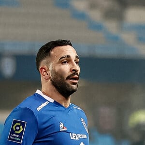 Adil Rami (Troyes ESTAC) - Match de Ligue 1 Uber Eats "Troyes - Brest (1-1)" au stade de l'Aube, le 22 décembre 2021.