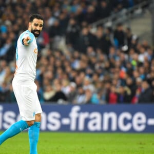 Adil Rami lors du match de football de ligue 1 opposant le Paris Saint-Germain (PSG) à l'Olympique de Marseille (OM) au stade Vélodrome à Marseille, France, le 28 octobre 2018. Le PSG a gagné 2-0. © Lionel Urman/Bestimage