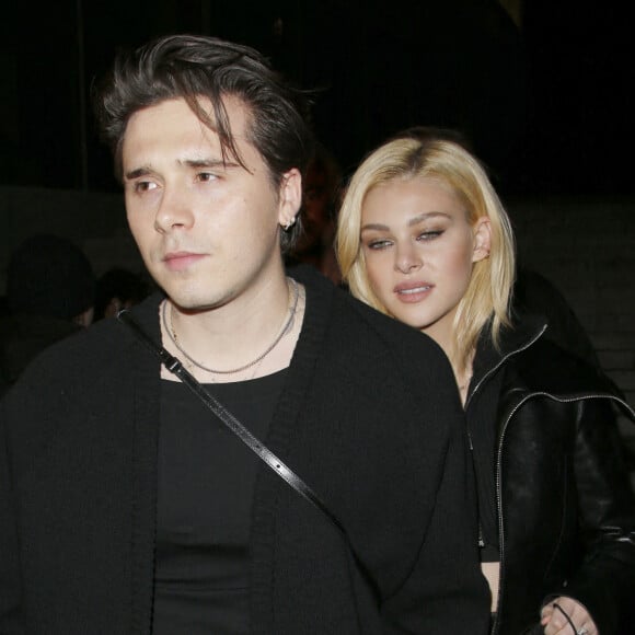 Brooklyn Beckham et sa fiancée Nicola Peltz - Arrivées au défilé de mode printemps-été 2022 "Givenchy" à La Défense Arena, lors de la fashion week de Paris.