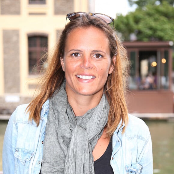 Exclusif - Laure Manaudou - 2ème édition de l'Open Swin Stars "Paris à la nage" au bassin de la Villette à Paris. Le 2 juillet 2016 © Marc Ausset-Lacroix / Bestimage