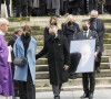 Famille et proches - Sorties obsèques de Jean-Jacques Beineix en l'église Saint Roch à Paris le 20 janvier 2022 