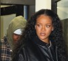Rihanna et son compagnon ASAP Rocky ont dîné au restaurant Carbone à New York le 19 janvier 2022.