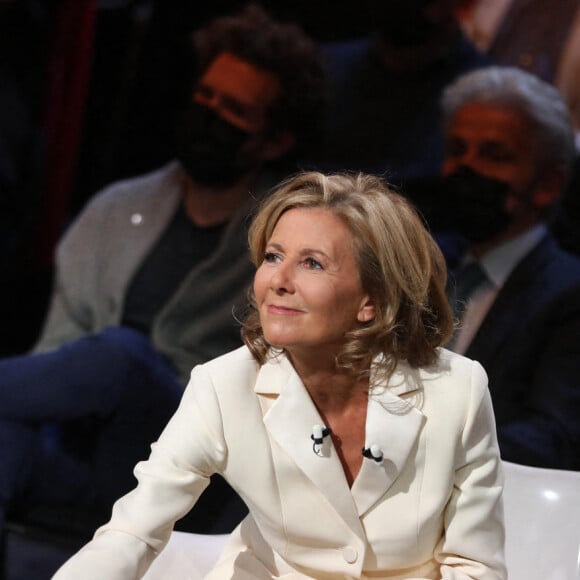 Exclusif - Claire Chazal - Enregistrement de l'émission "Le grand échiquier", diffusée le 21 janvier sur France 3. © Dominique Jacovides / Bestimage 