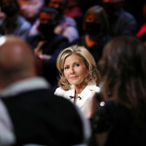 Exclusif - Claire Chazal - Enregistrement de l'émission "Le grand échiquier", diffusée le 21 janvier sur France 3. © Dominique Jacovides / Bestimage 