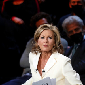 Exclusif - Claire Chazal - Enregistrement de l'émission "Le grand échiquier", diffusée le 21 janvier sur France 3. © Dominique Jacovides / Bestimage 