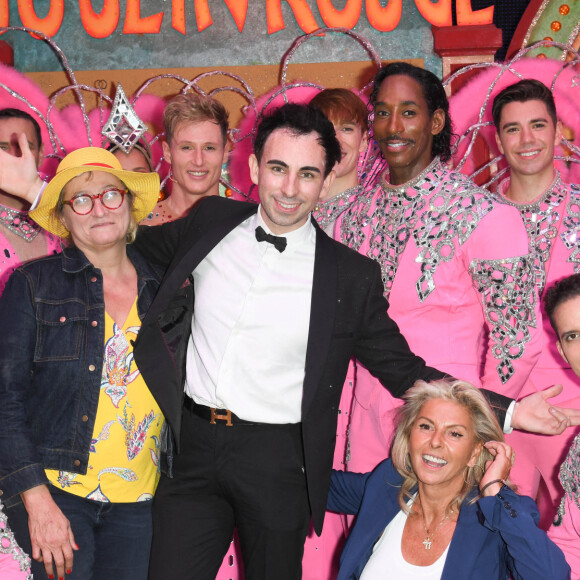 Exclusif - Christine Bravo, Jordan de Luxe et Caroline Margeridon - Soirée de réouverture du Moulin Rouge à Paris, le 10 septembre 2021. © Coadic Guirec / Bestimage