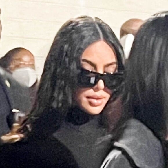 Exclusif - Kim Kardashian et Corey Gamble au concert caritatif "Free Larry Hoover" au Memorial Coliseum de Los Angeles, le 9 décembre 2021. 