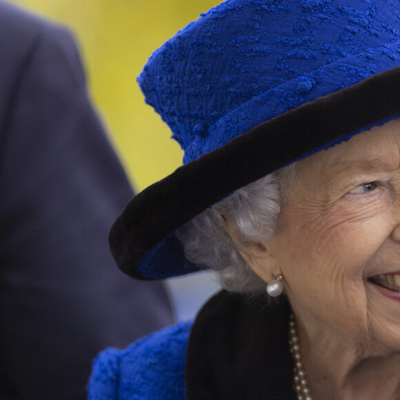 La reine Elisabeth II d'Angleterre lors des Champions Day à Ascot. Le 16 octobre 2021  16 October 2021.