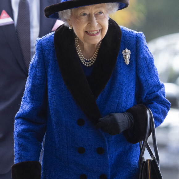 La reine Elisabeth II d'Angleterre lors des Champions Day à Ascot. Le 16 octobre 2021  16 October 2021.