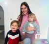 Jesta Hillmann avec ses enfants Juliann et Adriann