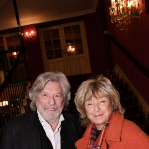 Daniel Benoin (metteur en scène), Danièle Thompson lors de la première de la pièce de théâtre "L'avare" au Théâtre des Variétés à Paris le 15 janvier 2022 © Rachid Bellak / Bestimage 