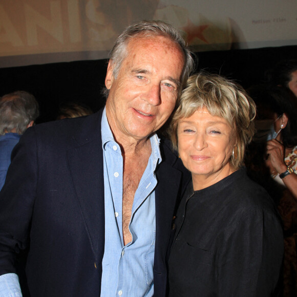 Olivier Orban, Danièle Thompson lors de la première du film "Une autre idée du monde" de Bernard-Henri Lévy au cinéma l'Arlequin à Paris le 10 juin 2021. © Baldini / Bestimage 