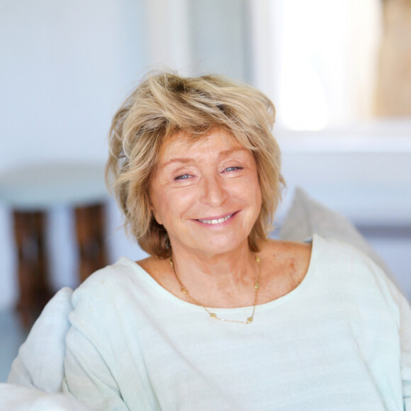 Danièle Thompson (vice-présidente des Césars) dans sa maison à Saint-Tropez, le 15 juillet 2019. 