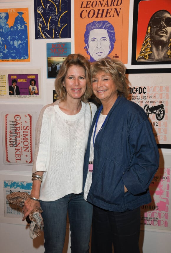 Caroline Thompson et sa mère Danièle Thompson - Exposition d'Albert Koski "Rock Art" à la Galerie Laurent Godin à Paris le 3 juin 2019. © Coadic Guirec/Bestimage 