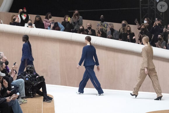 Défilé Chanel, collection Haute Couture printemps-été 2022, au Grand Palais. Paris, le 25 janvier 2022.