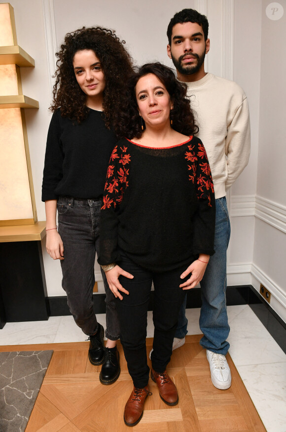 Exclusif - Zbeida Belhajamor, Leyla Bouzid et Sami Outalbali - 24e édition de "Unifrance : Rendez-vous in Paris", le 17 janvier 2022. © Veeren/Bestimage