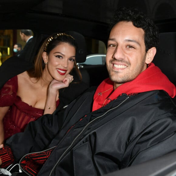 Iris Mittenaere et son compagnon Diego El Glaoui assistent au défilé Zuhair Murad, collection Haute Couture printemps-été 2022 à Paris © Veeren / Christophe Clovis / Bestimage