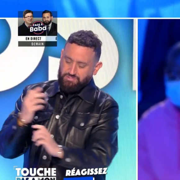 Cyril Hanouna présentait des marques rouges dans le cou dans Touche pas à mon poste ce mercredi 26 janvier