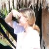 Michelle Pfeiffer profite de ses vacances en famille au Mexique le 21 décembre 2009