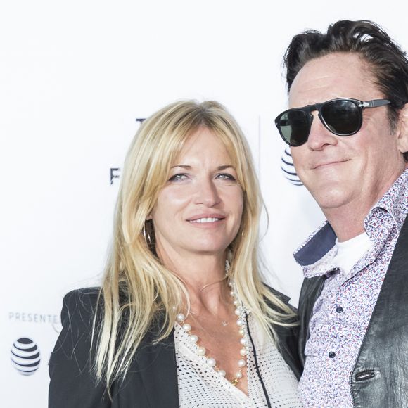 DeAnna Madsen et son mari Michael Madsen au 25ème anniversaire de la projection 'Reservoir Dogs' lors du Festival du Film de Tribeca à New York, le 28 avril 2017 