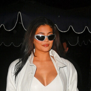 Exclusif - Kylie Jenner (enceinte) se rend à un défilé aux Studios Spring lors de la Fashion Week de New York le 8 septembre 2021.