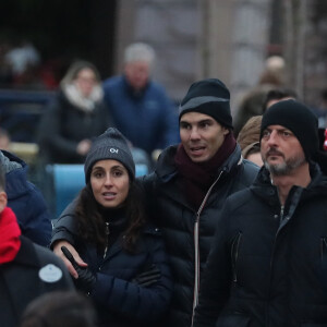 Exclusif - Rafael Nadal, sa femme Xisca Mery Perello et des membres de sa famille passent le week-end à Disneyland Paris le 29 Novembre 2019.