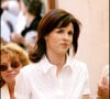Caroline Barclay aux obsèques d'Eddie Barclay à Saint-Tropez en 2005.
