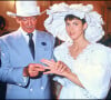 Mariage d'Eddie et Caroline Barclay à Paris en 1988. 