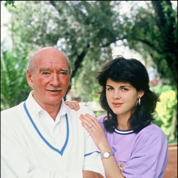 Eddie et Caroline Barclay à Marrakech en 1987.