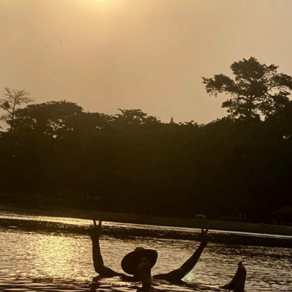 Yannick Noah profite pleinement de sa nouvelle vie à Yaoundé, au Cameroun. Décembre 2021.