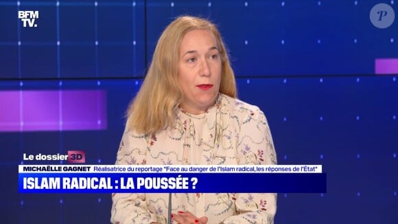 Michaëlle Gagnet, réalisatrice du reportage de "Zone interdite" sur "les danger de l'islam radical" et les réponses de l'Etat, sur M6.
