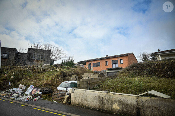 Vue générale de la maison de Delphine Jubillar à Cagnac-les-Mines