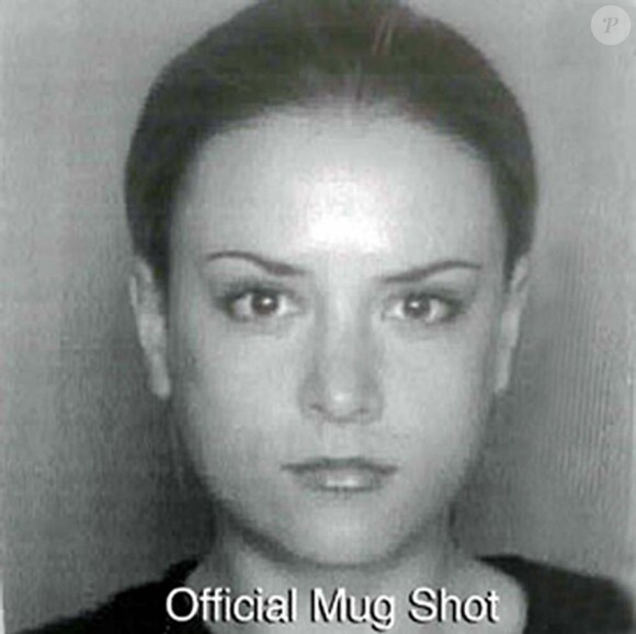 Brooke et sa photo faite par la police lors de son arrestation en 2001 !