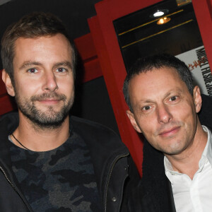 Exclusif - François Roelants et son mari Marc-Olivier Fogiel - People au concert de Dave à Bobino à Paris le 18 novembre 2019. © Coadic Guirec/Bestimage