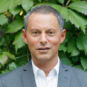 Exclusif - Marc-Olivier Fogiel (directeur général de BFMTV) - Conférence de presse de rentrée de BFMTV saison 2021/2022 à l'Altice Campus à Paris, France, le 25 août 2021. © Christophe Clovis/Bestimage