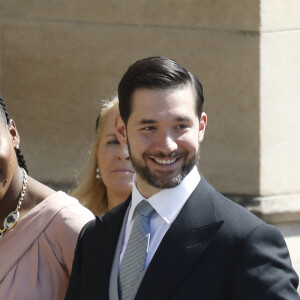 Serena Williams et Alexis Ohanian - Les invités arrivent à la chapelle St. George pour le mariage du prince Harry et de Meghan Markle au château de Windsor, Royaume Uni, le 19 mai 2018.