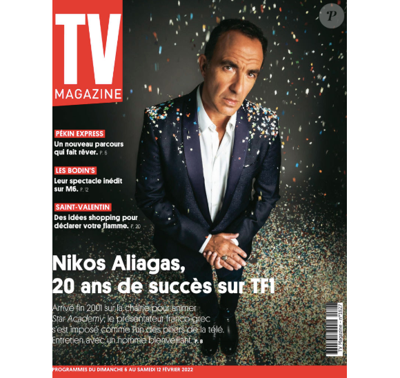 "TV Magazine" avec Nikos Aliagas en couverture, en février 2022