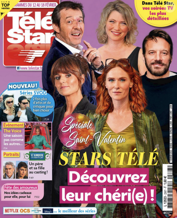 Nouvelle couverture du magazine Télé Star paru le 7 février 2022