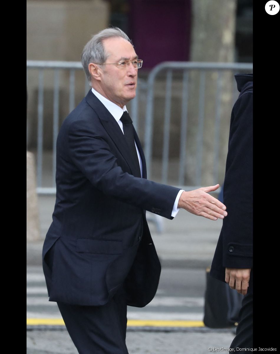 Claude Guéant - Arrivées en l'église Saint-Sulpice pour les obsèques de l'ancien président de la République Jacques Chirac à Paris. Un service solennel sera présidé par le président de la République. Le 30 septembre 2019 © Dominique Jacovides / Bestimage